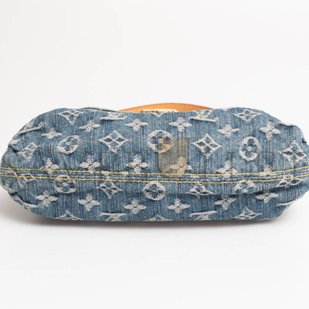 LOUIS VUITTON MASTER DENIM MONOGRAM DENIM  PLEATY M95050 (26*15*9cm)